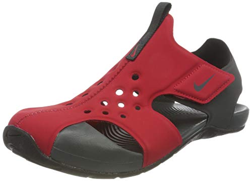 Nike Sunray Protect 2 (PS), Sandal, University Red/Anthracite-Black, 35 EU