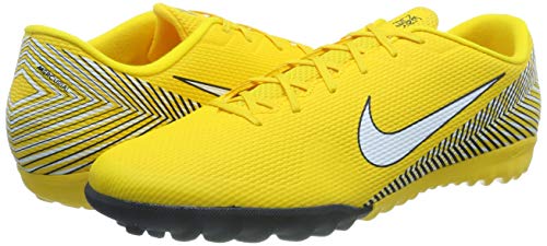 Nike Vapor 12 Academy NJR TF, Zapatillas Unisex Adulto, Multicolor (Amarillo/White/Black 710), 44.5 EU