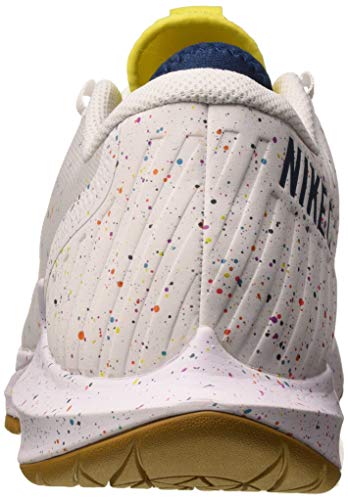 Nike W NIKECOURT Air Zoom Zero HC, Zapatillas para Correr Mujer, White Valerian Blue Oracle Aqua OPTI Yellow Wheat, 36 EU