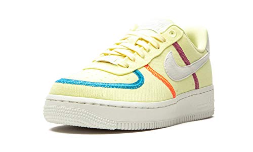 Nike Wmns Air Force 1 '07 LX, Zapatillas de bsquetbol Mujer, Life Lime Summit White Laser Blue Hyper Orange Cactus Flower, 38.5 EU