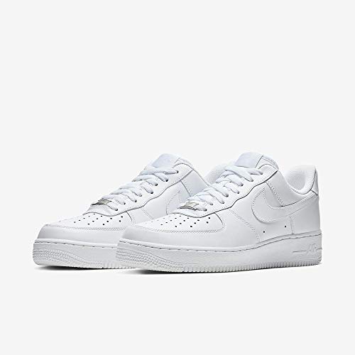 Nike Wmns Air Force 1 '07, Zapatos de Baloncesto Mujer, Blanco (White/White 112), 44 EU