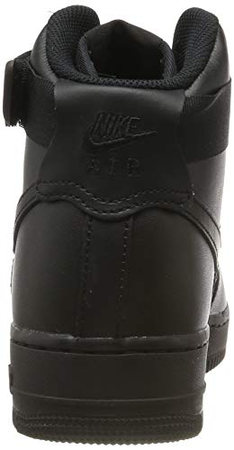 Nike Wmns Air Force 1 High, Zapatos de Baloncesto Mujer, Negro (Black/Black/Black 013), 38 EU