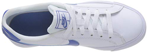 Nike Wmns Court Royale AC, Zapatillas de Deporte para Mujer, Multicolor (White/Mountain Blue 100), 42 EU