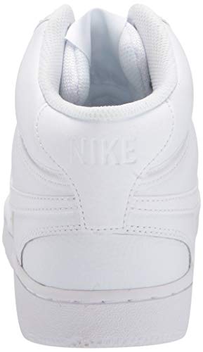 Nike Wmns Court Vision Mid, Zapatillas de Deporte Mujer, Blanco (White/White/White 100), 37.5 EU