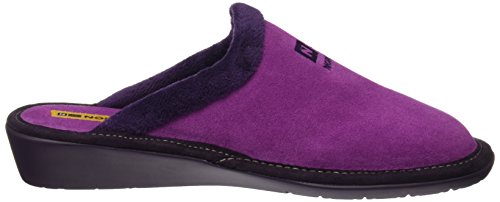 Nordikas Top Line, Zapatillas de Estar por casa con talón Abierto para Mujer, Morado (Orquidea 016), 40 EU