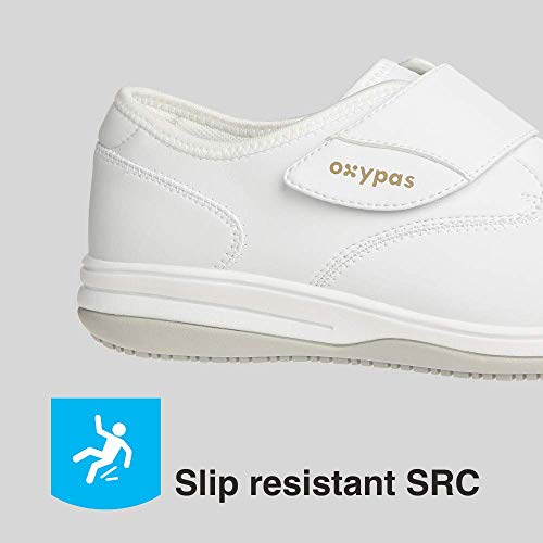 Oxypas Medilogic Emily Slip-resistant, Antistatic Nursing Shoe, White (Wht), 5.5 UK (39 EU)