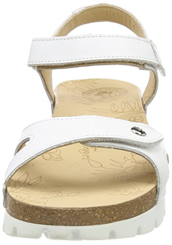 Panama Jack Sulia Basics, Sandalia con Pulsera Mujer, Blanco (Blanco B1), 40 EU