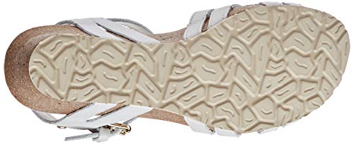 Panama Jack Vera Nacar, Sandalia con Pulsera Mujer, Blanco (Blanco B1), 36 EU