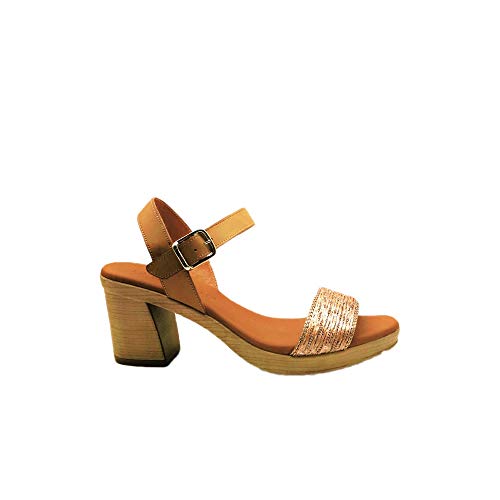 Paula Urban - Sandalias Vestir - Cuero para: Mujer Color: Trenza-Bangla/Nude Talla: 37