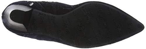 Pepe Jeans London Gospel Tex, Botines Mujer, Black 999, 37 EU