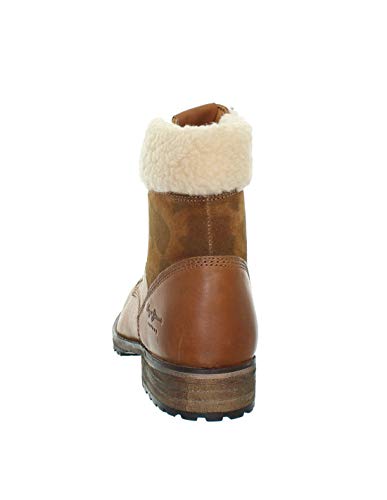 Pepe Jeans London Melting Camu, Botas Mujer, Marrón (Nut Brown), 41 EU