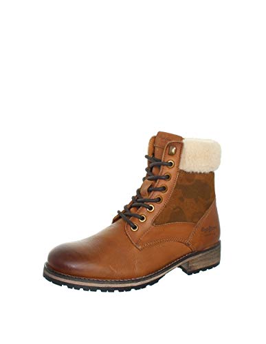 Pepe Jeans London Melting Camu, Botas Mujer, Marrón (Nut Brown), 41 EU