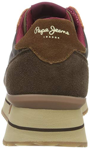 Pepe Jeans London Rusper Young20 Zapatillas para Mujer , Marrón ( 886TRUFFLE ) , 40 EU