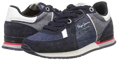 Pepe Jeans London Sydney Soul, Zapatillas Niños, Azul (Navy), 34 EU