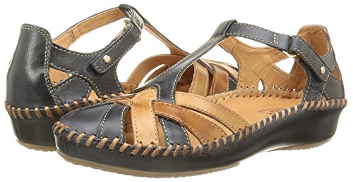 Pikolinos P. Vallarta 655_v17, Sandalias con Cuña para Mujer, Azul (Navy Blue), 37 EU