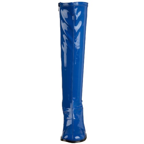 Pleaser GOGO-300 GOGO300/NU - Botas de charol para mujer, color azul, talla 45