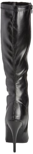 Pleaser SEDUCE-2000, Botas tacón para Mujer, Negro-Schwarz (Blk str PU), 43 EU