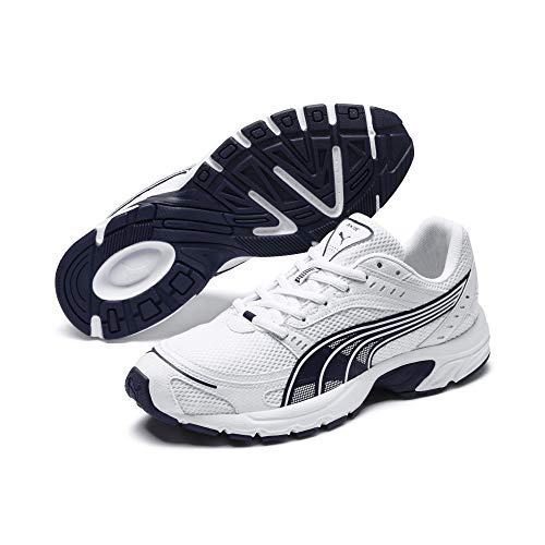 PUMA Axis, Zapatillas Unisex Adulto, Blanco White/Peacoat, 44 EU