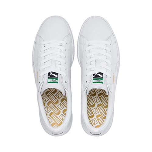 PUMA Basket Classic LFS, Zapatillas Unisex Adulto, Blanco (White/White), 36 EU