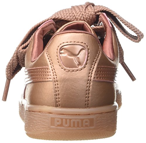 Puma Basket Heart Copper 365463-01, Zapatillas Mujer, Rosa (Pink 365463/01), 37 EU