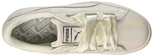 Puma Basket Heart Night Sky 364108-02, Zapatillas Mujer, Beige (Beige 364108/02), 39 EU