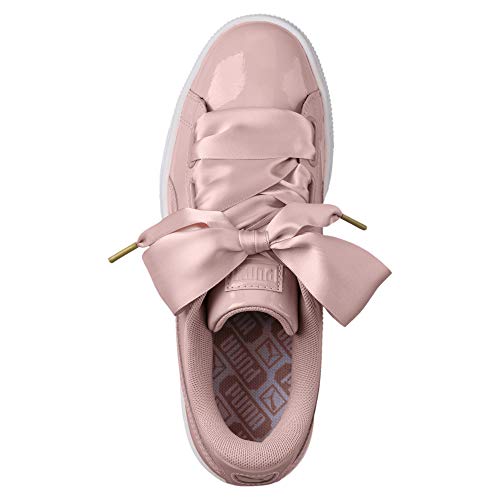 PUMA Basket Heart Patent Wn'S, Zapatillas Mujer, Beis (Peach Beige/Peach Beige), 40 EU