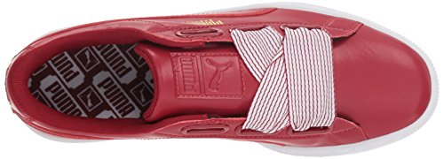 PUMA Basket Heart Wn, Zapatillas Deportivas. Mujer, Red Dahlia Red Dahlia, 38.5 EU