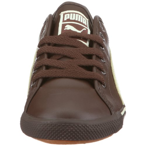 PUMA Benecio Jr - Zapatos de Material sintético Infantil, Color marrón, Talla 34