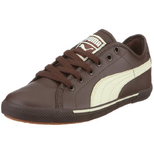 PUMA Benecio Jr - Zapatos de Material sintético Infantil, Color marrón, Talla 34