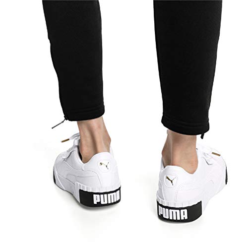 PUMA Cali Wn's, Zapatillas Mujer, White Black-White, 38 EU