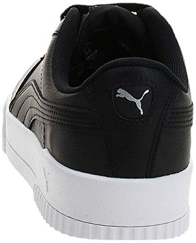 PUMA Carina L, Zapatillas Mujer, Negro Black/White/Silver, 38.5 EU