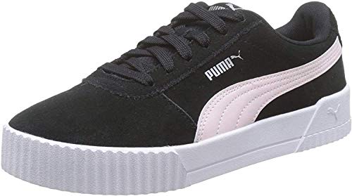 PUMA Carina, Zapatillas Mujer, Negro Black/Rosewater Silver, 37.5 EU