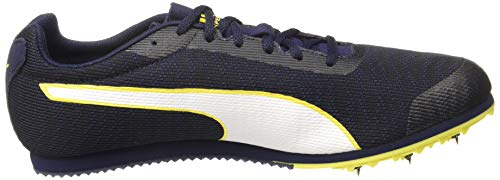 PUMA Evospeed Star 6, Zapatillas de Atletismo Hombre, Negro (Peacoat Black/Yellow), 43 EU