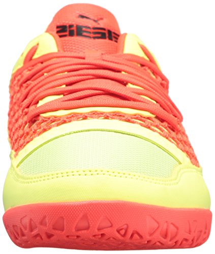 Puma Hombres Calzado Atlético, Fizzy Yellow-Red Blast-puma Black, Talla 12