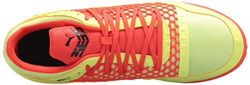 Puma Hombres Calzado Atlético, Fizzy Yellow-Red Blast-puma Black, Talla 12