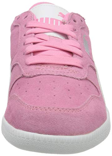 Puma ICRA Trainer SD JR, Zapatillas, Sachet Rosado Blanco Plata, 38 EU