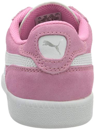 Puma ICRA Trainer SD JR, Zapatillas, Sachet Rosado Blanco Plata, 38 EU