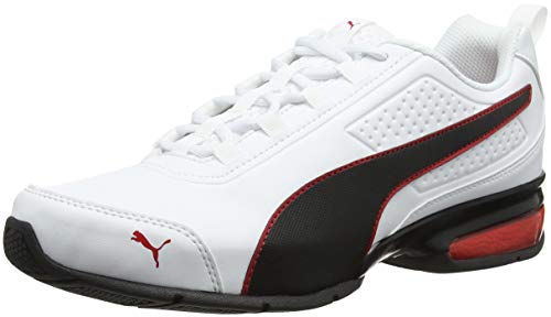 PUMA Leader VT SL, Zapatillas Unisex Adulto, Blanco (White/Black/Flame Scarlet), 40 EU