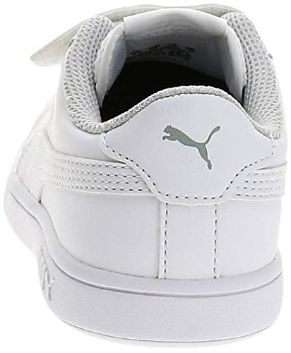 PUMA Smash V2 L V PS, Zapatillas Unisex niños, Blanco White White, 28 EU