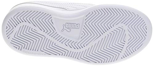 PUMA Smash V2 L V PS, Zapatillas Unisex niños, Blanco White White, 28 EU