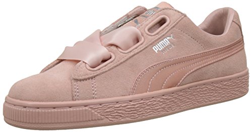 Puma Suede Heart EP, Zapatillas para Mujer, Beige (Peach Beige-Metallic Beige), 41 EU