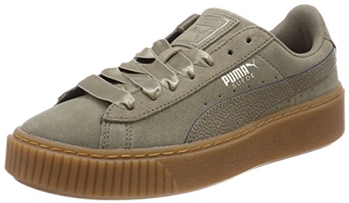 PUMA Suede Platform Bubble Wn's, Zapatillas Mujer, Marrón (Bungee Cord), 37.5 EU