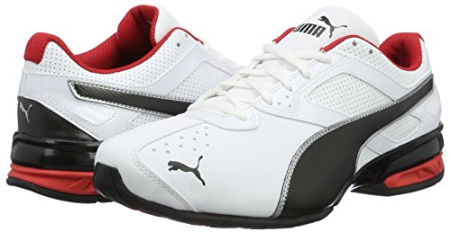 PUMA Tazon 6 FM, Zapatillas de Cross Hombre, Blanco (White/Black Silver), 46 EU