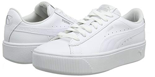 PUMA Vikky Stacked L, Zapatillas Mujer, Blanco White White, 39 EU