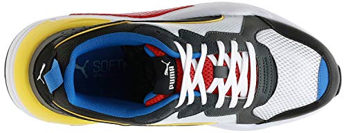 PUMA X-Ray, Zapatillas Unisex Adulto, Blanco White Black/Dark Shadow/High Risk Red/Palace Blue, 44 EU