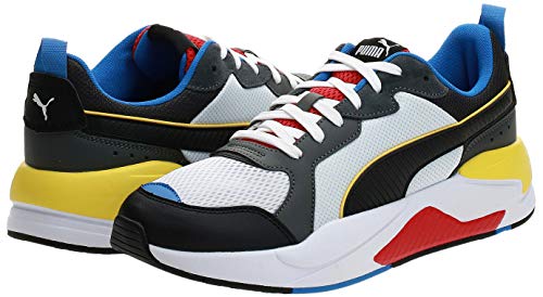 PUMA X-Ray, Zapatillas Unisex Adulto, Blanco White Black/Dark Shadow/High Risk Red/Palace Blue, 44 EU