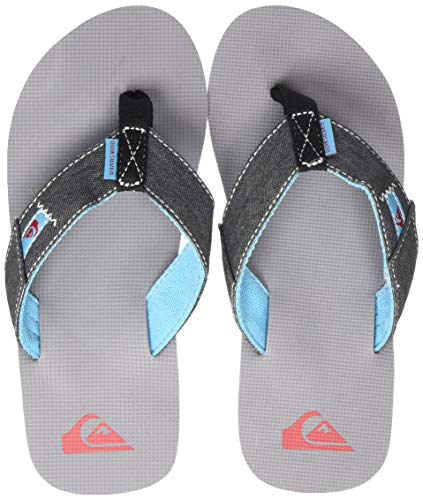 Quiksilver Molokai Abyss Youth, Zapatos de Playa y Piscina Niños, Negro (Black/Grey/Black Xksk), 34 EU