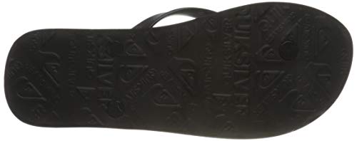 Quiksilver Molokai Art, Flip-Flop para Hombre, Black/Green/Black, 43 EU