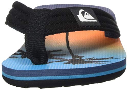 Quiksilver Molokai Layback Youth, Zapatos de Playa y Piscina Hombre, Multicolor (Black/Blue/Blue Xkbb), 36 EU