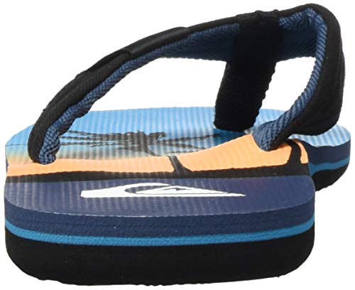 Quiksilver Molokai Layback, Zapatos de Playa y Piscina Hombre, Multicolor (Black/Blue/Blue Xkbb), 42 EU